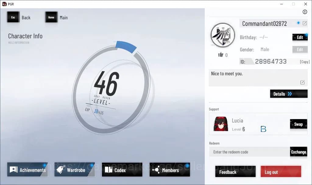 Punishing: Gray Raven Accounts ASIA|Lv 46 | [S Nirvantia,S Crepuscule,S LuciaCW,S image 1