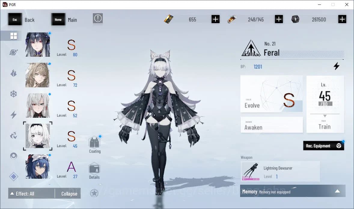 Punishing: Gray Raven Accounts ASIA|Lv 46 | [S Nirvantia,S Crepuscule,S LuciaCW,S image 10