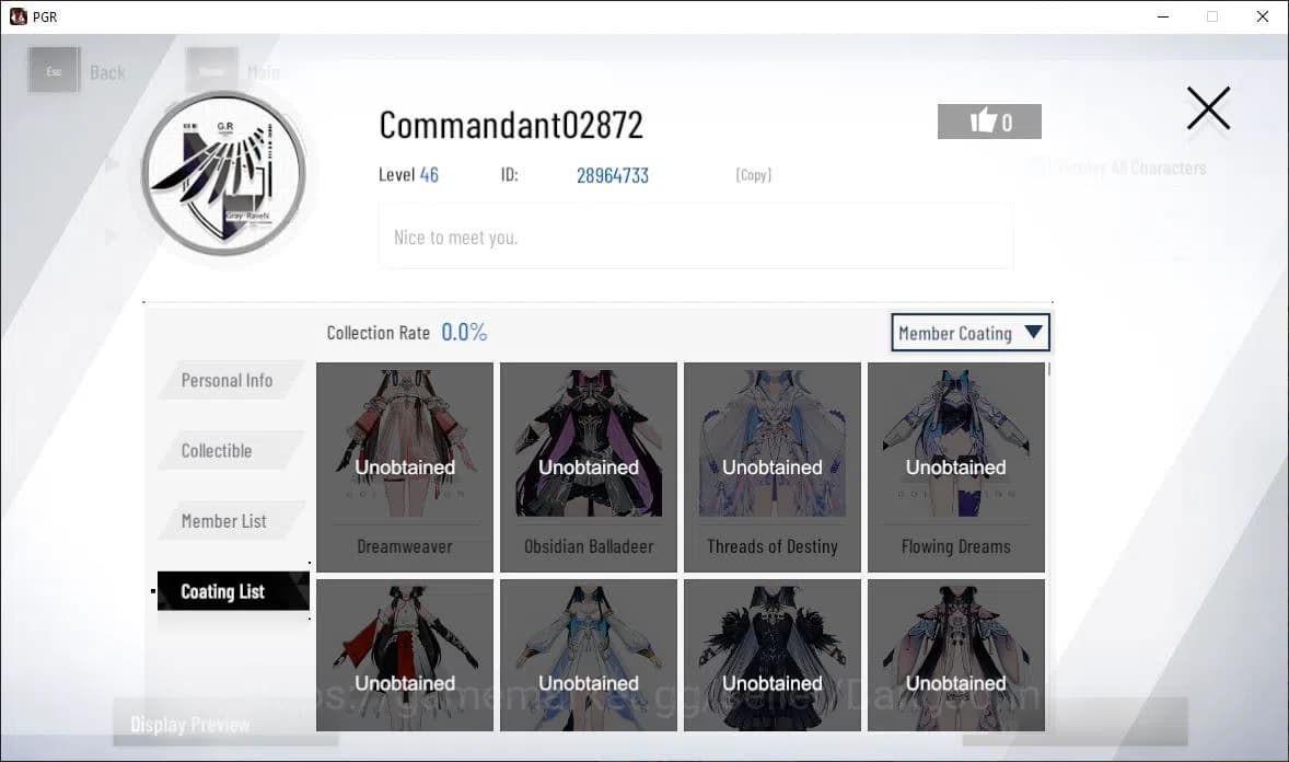 Punishing: Gray Raven Accounts ASIA|Lv 46 | [S Nirvantia,S Crepuscule,S LuciaCW,S image 2