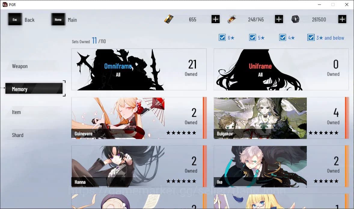 Punishing: Gray Raven Accounts ASIA|Lv 46 | [S Nirvantia,S Crepuscule,S LuciaCW,S image 8