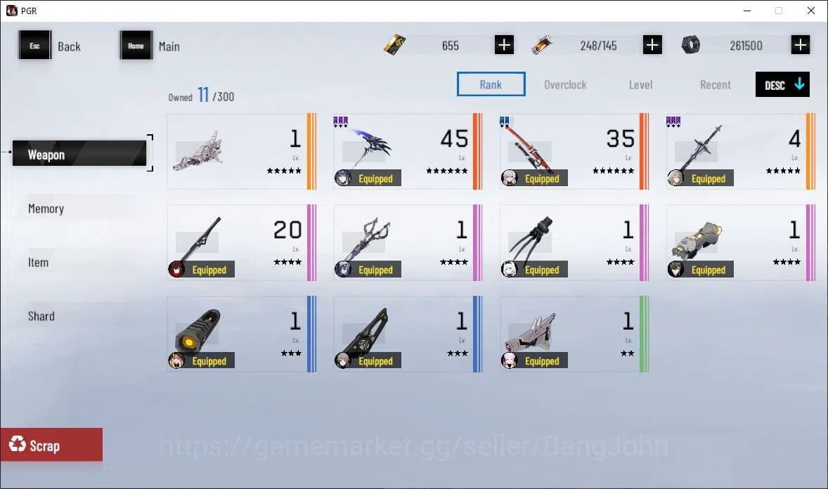 Punishing: Gray Raven Accounts ASIA|Lv 46 | [S Nirvantia,S Crepuscule,S LuciaCW,S image 9