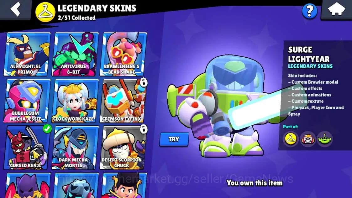 Brawl Stars Accounts Lvl 72|24,9K Trophy|42 Brawler 17 Max Lvl|2 Presti image 13