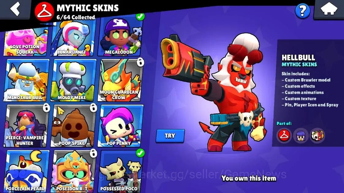 Brawl Stars Accounts Lvl 72|24,9K Trophy|42 Brawler 17 Max Lvl|2 Presti image 15