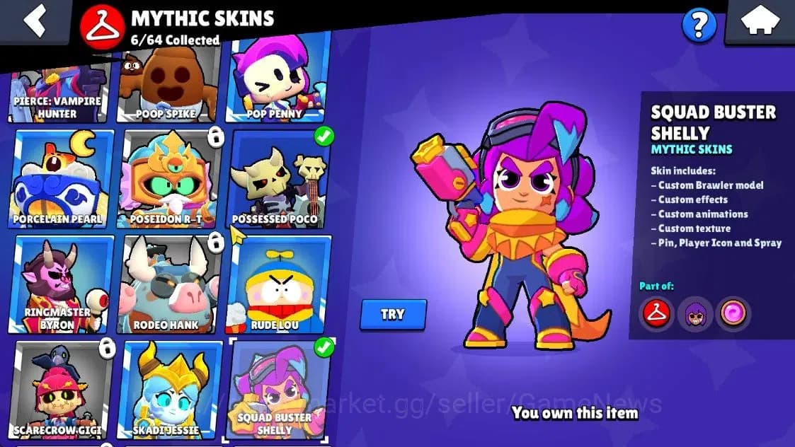 Brawl Stars Accounts Lvl 72|24,9K Trophy|42 Brawler 17 Max Lvl|2 Presti image 16