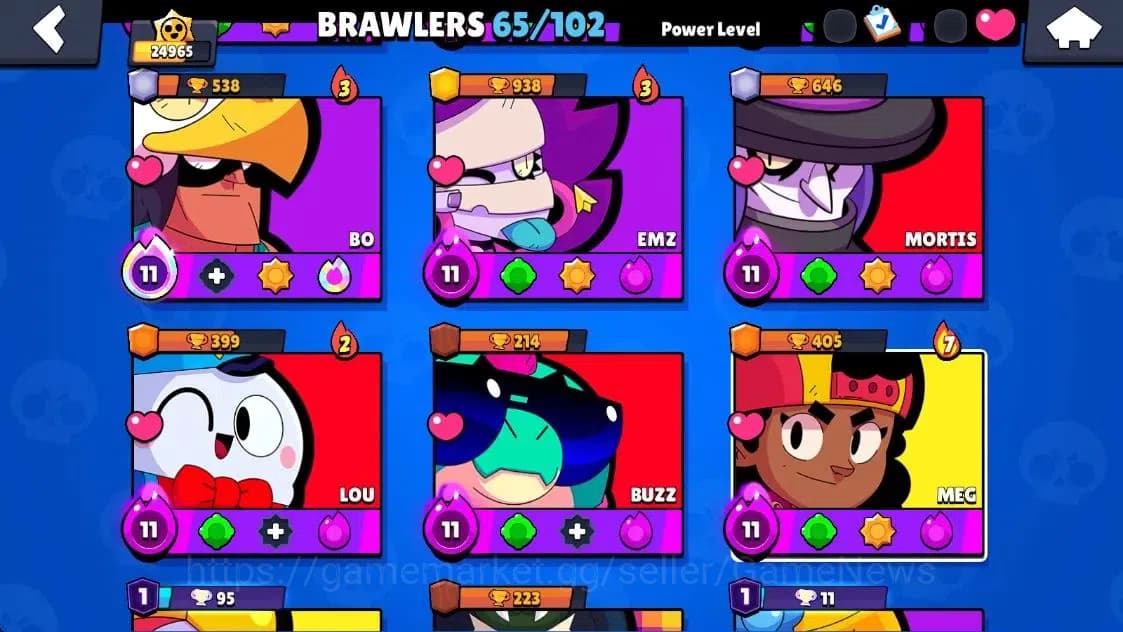 Brawl Stars Accounts Lvl 72|24,9K Trophy|42 Brawler 17 Max Lvl|2 Presti image 6