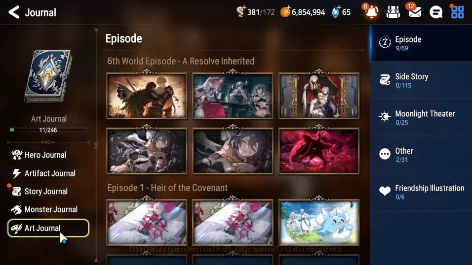 Epic Seven Accounts GLOBAL UNVERIF|New Era|2 ML(Salome, DB Senya)+ Set image 14