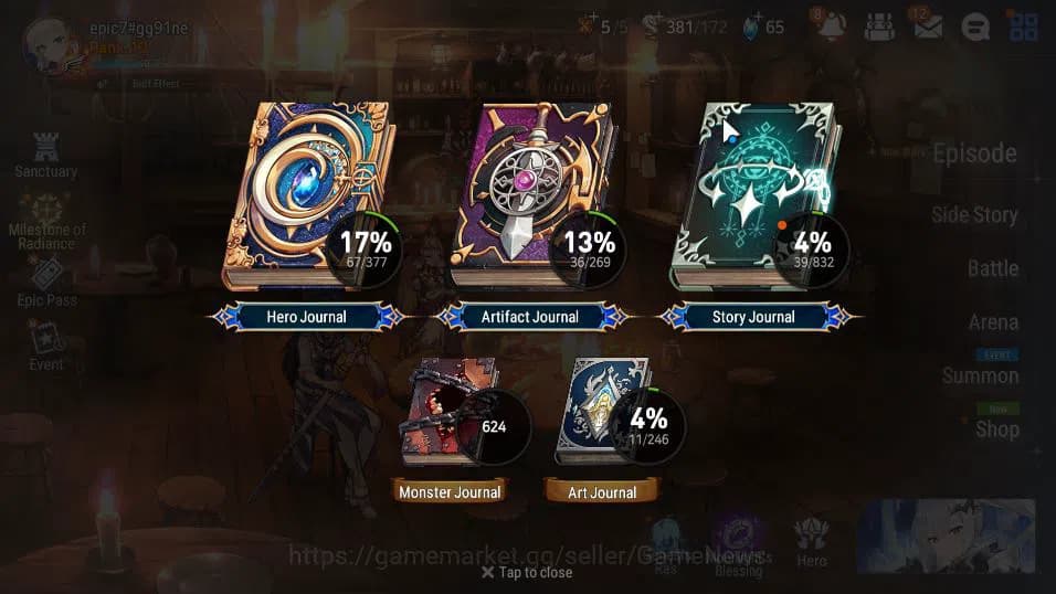 Epic Seven Accounts GLOBAL UNVERIF|New Era|2 ML(Salome, DB Senya)+ Set image 20