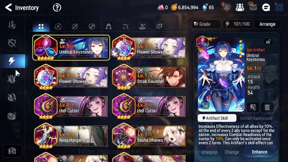Epic Seven Accounts GLOBAL UNVERIF|New Era|2 ML(Salome, DB Senya)+ Set image 7