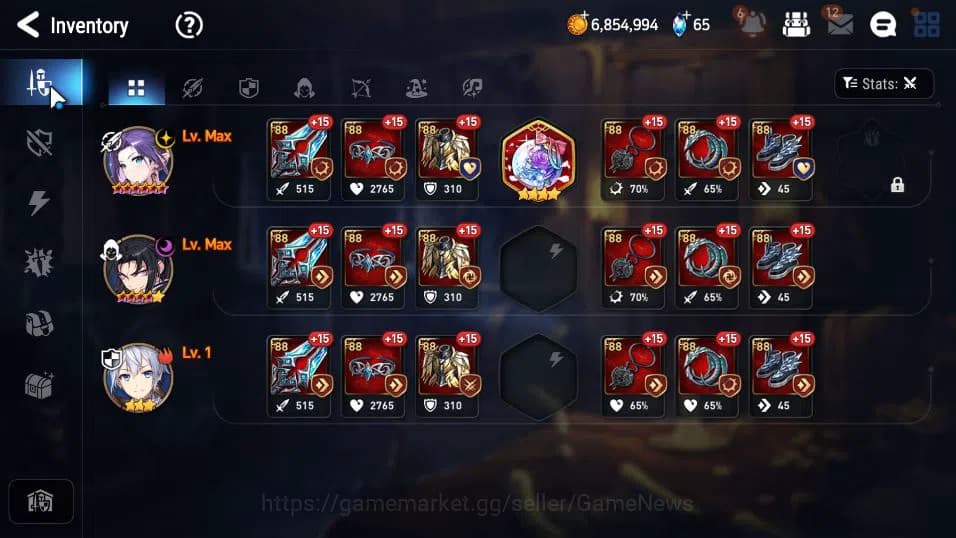 Epic Seven Accounts GLOBAL UNVERIF|New Era|2 ML(Salome, DB Senya)+ Set image 9