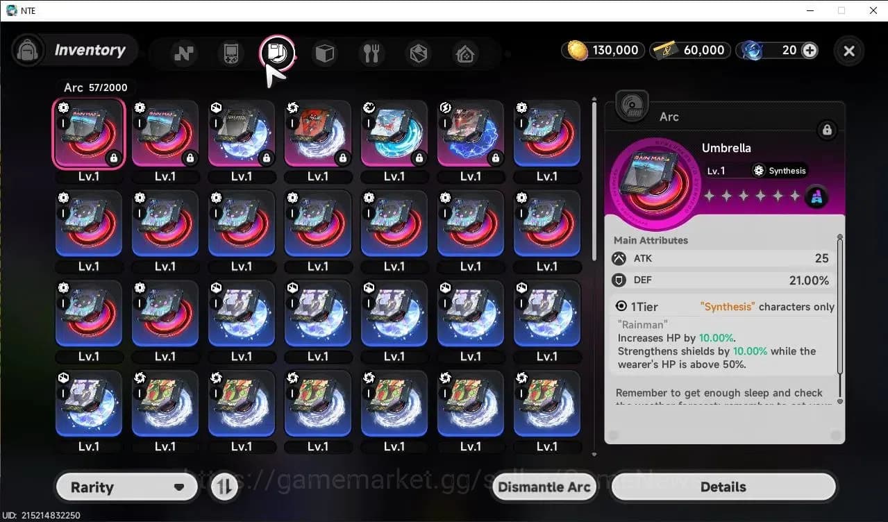 Neverness to Everness Accounts GLOBAL NA|HL 3|1 SSR Meta Nanally +1 S-Class Char image 9