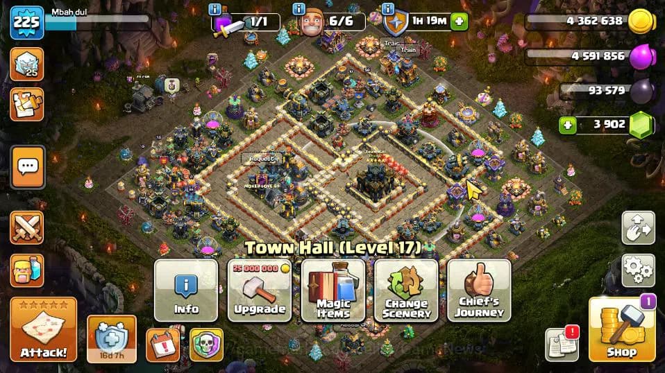 Clash of Clans Accounts TH 17-BH 10|Almost MAX|LV 225|HH 11|BK 70,AQ 80,GW image 1