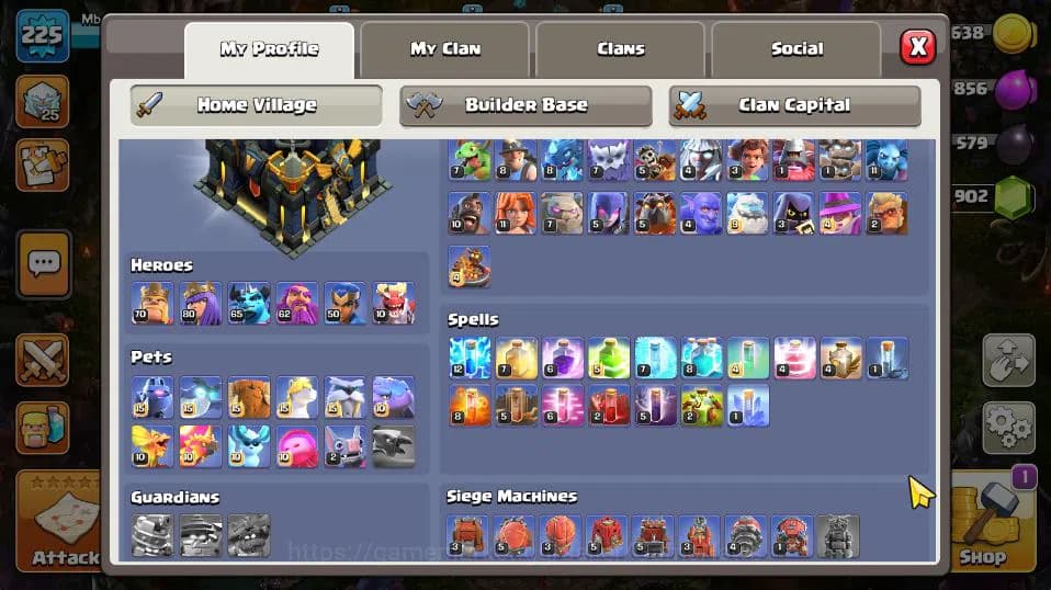 Clash of Clans Accounts TH 17-BH 10|Almost MAX|LV 225|HH 11|BK 70,AQ 80,GW image 3