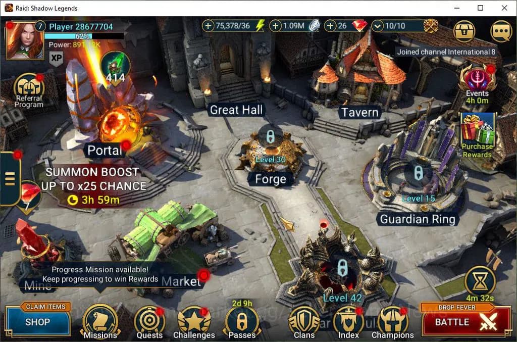 Raid: Shadow Legends Accounts Lv7 891K Power|1 Mythic(Androc)|23 Legend(Ninja,Al image 1