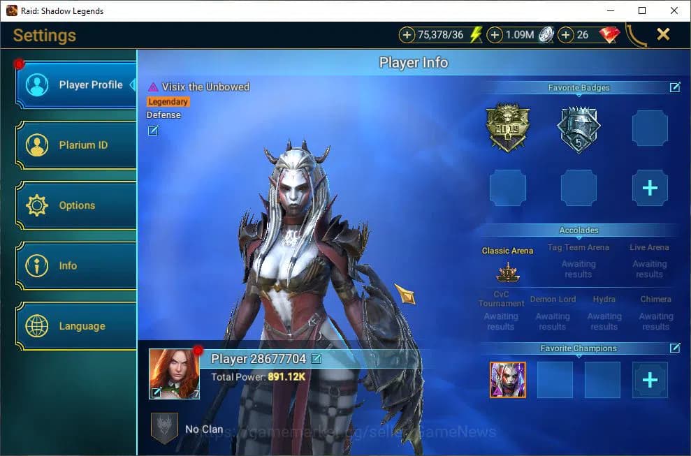 Raid: Shadow Legends Accounts Lv7 891K Power|1 Mythic(Androc)|23 Legend(Ninja,Al image 19