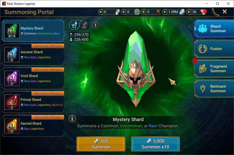 Raid: Shadow Legends Accounts Lv7 891K Power|1 Mythic(Androc)|23 Legend(Ninja,Al image 8