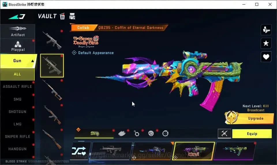 Blood Strike Accounts ASIA|ETERNAL Desert Eagle-Scorpius|ULTRA Melee Kuk image 11