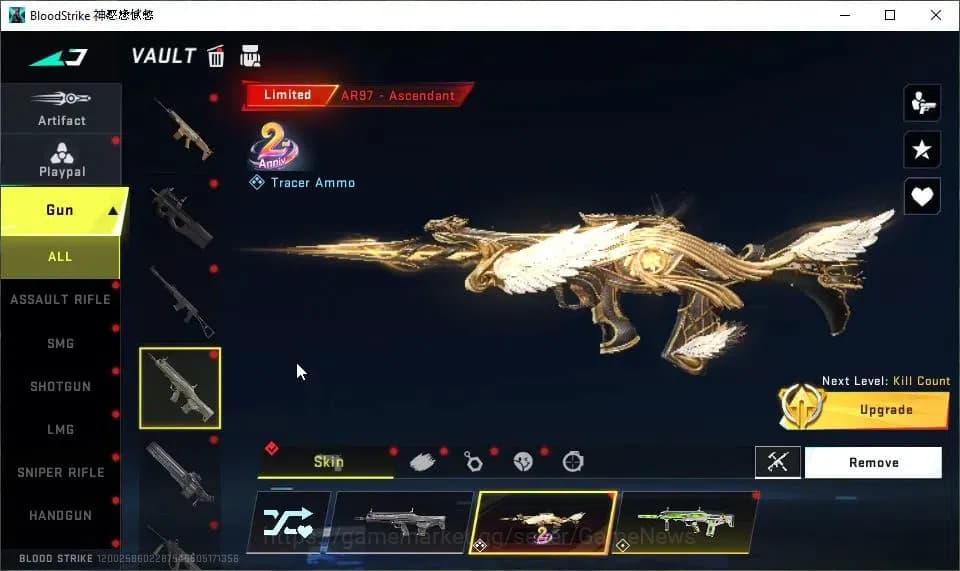 Blood Strike Accounts ASIA|ETERNAL Desert Eagle-Scorpius|ULTRA Melee Kuk image 14