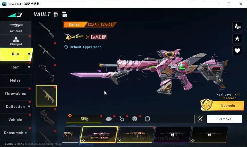 Blood Strike Accounts ASIA|ETERNAL Desert Eagle-Scorpius|ULTRA Melee Kuk image 15