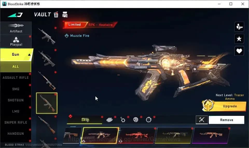 Blood Strike Accounts ASIA|ETERNAL Desert Eagle-Scorpius|ULTRA Melee Kuk image 9