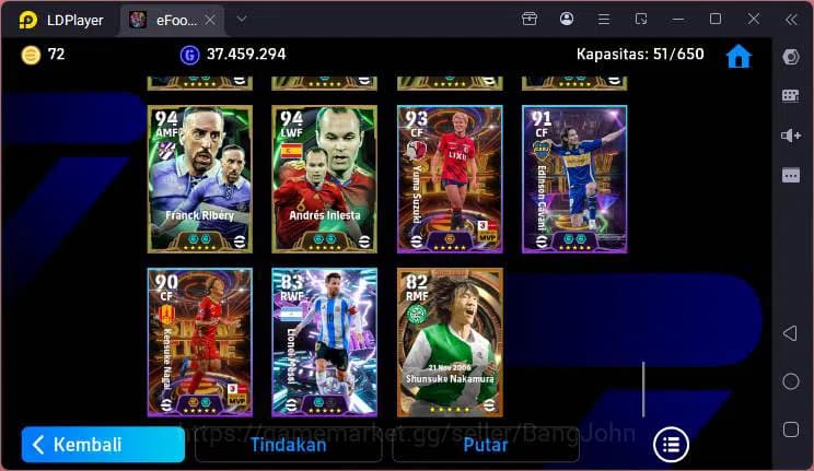 eFootball Accounts ANDROID|PW 3200|O'Kahn Tsubasa,Messi ARG epik,Velv image 10