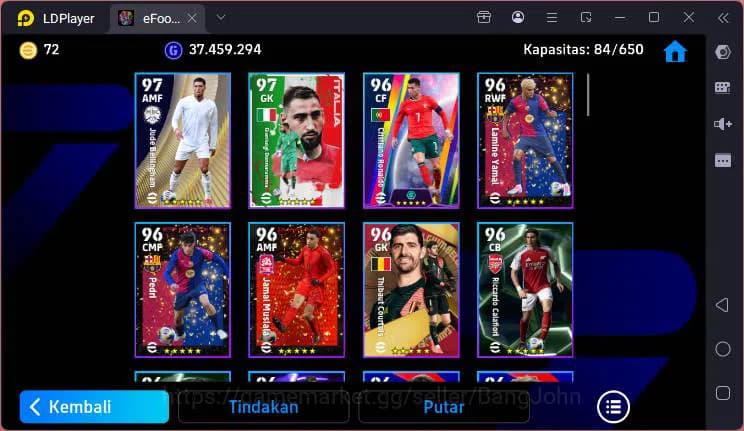 eFootball Accounts ANDROID|PW 3200|O'Kahn Tsubasa,Messi ARG epik,Velv image 11