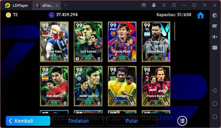 eFootball Accounts ANDROID|PW 3200|O'Kahn Tsubasa,Messi ARG epik,Velv image 4
