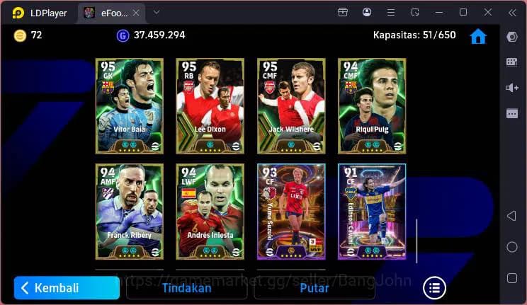 eFootball Accounts ANDROID|PW 3200|O'Kahn Tsubasa,Messi ARG epik,Velv image 9