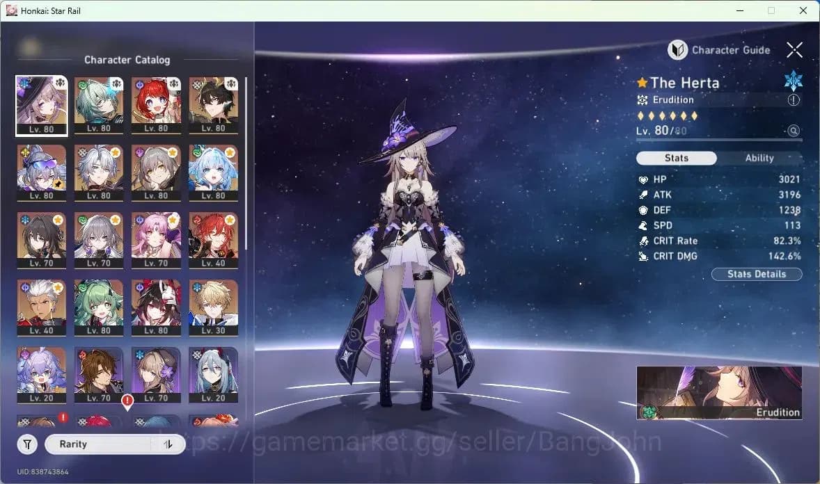 Honkai Star Rail Accounts ASIA | TL 67 | 13 LIMIT | SILVER WOLF | CERYDRA | image 3
