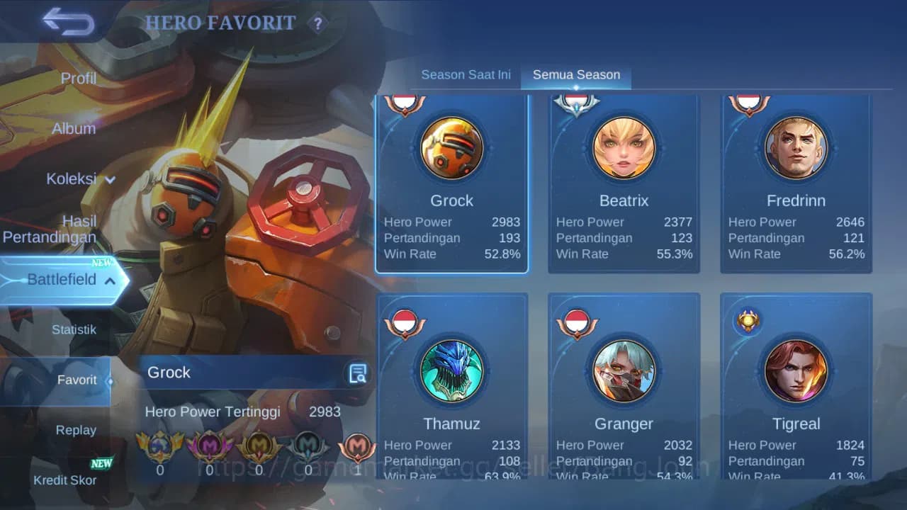 Mobile Legends: Bang Bang Accounts GLOBAL Hero 84 Skin 126 Luckybox Miya | Prime Beat image 13