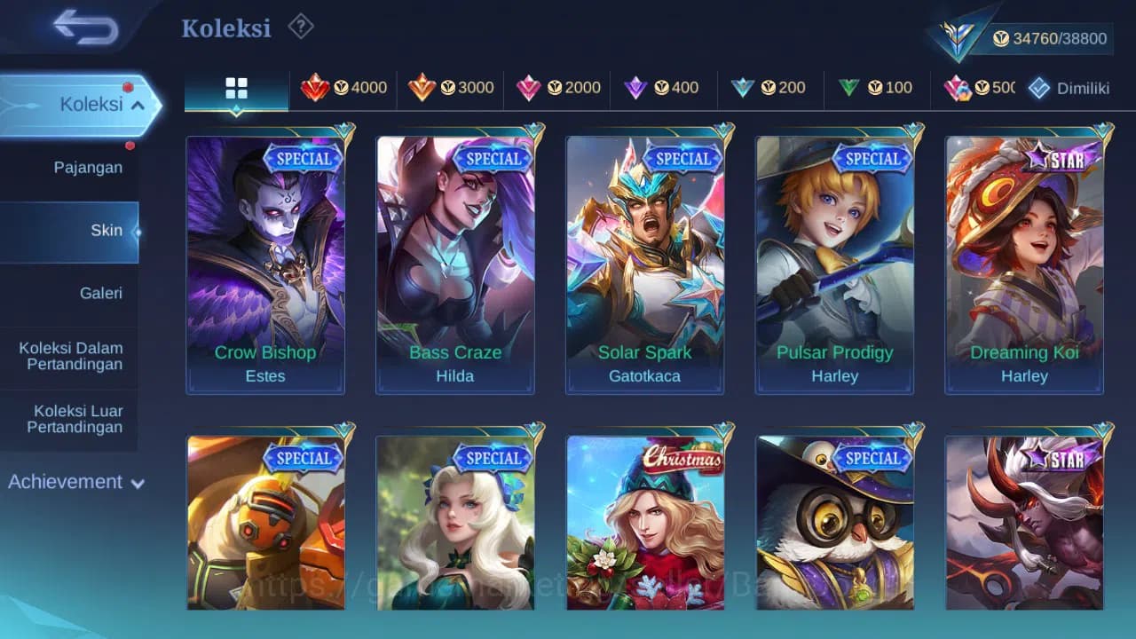 Mobile Legends: Bang Bang Accounts GLOBAL Hero 84 Skin 126 Luckybox Miya | Prime Beat image 6