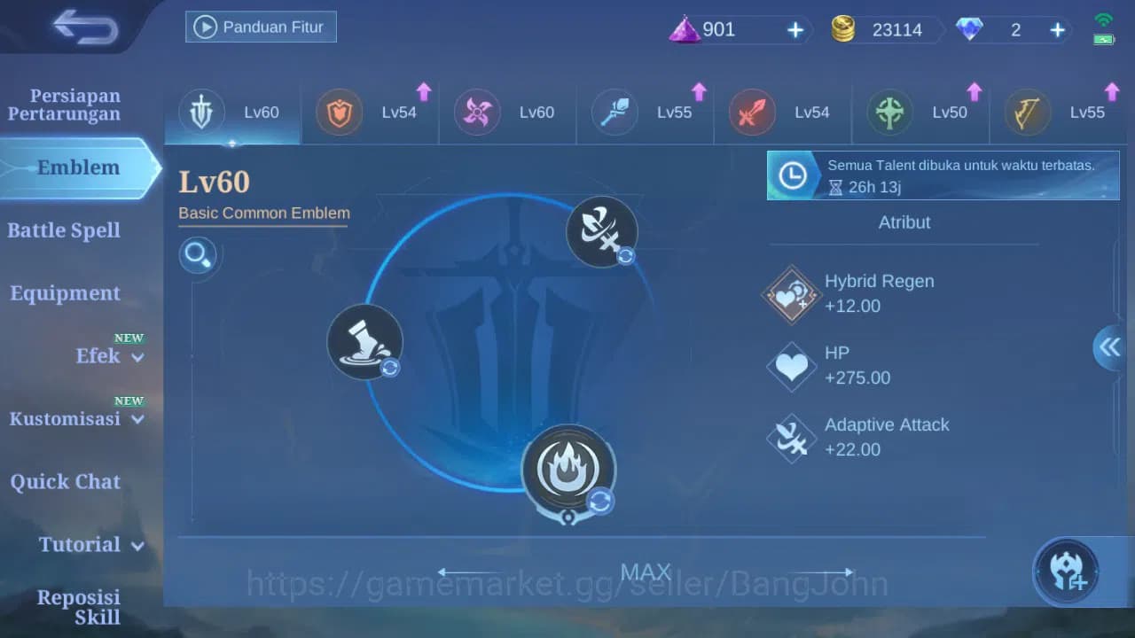 Mobile Legends: Bang Bang Accounts GLOBAL Hero 84 Skin 126 Luckybox Miya | Prime Beat image 9