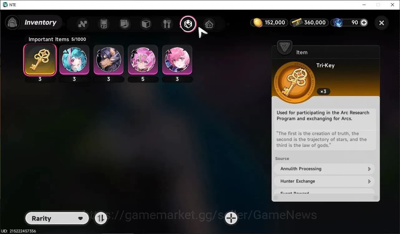 Neverness to Everness Accounts Global EU|HL 13|TL 7| 4 SSR Baicang, Sakiri, Daffo image 11