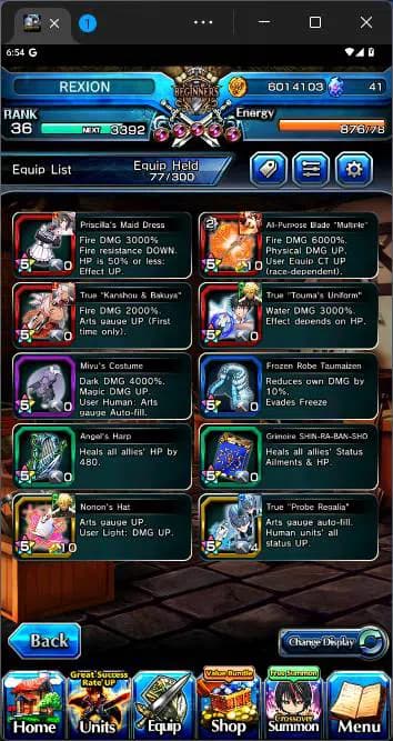 Grand Summoners Accounts GLOBAL|10 Ascend|Inumata TW,Chloe TW,Summer Miyu,K image 4