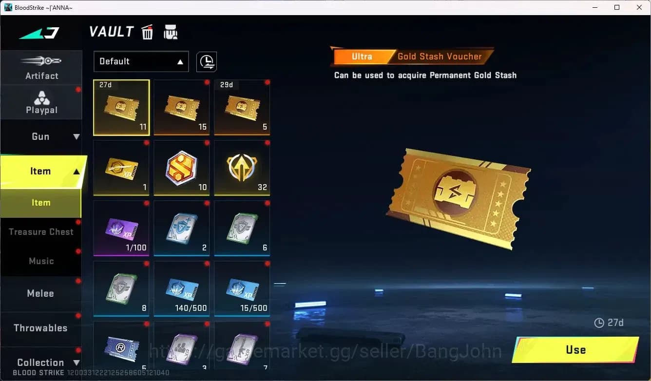 Blood Strike Accounts ASIA | Collab AK47-Sacred Axe Rhitta | Legendary M image 13