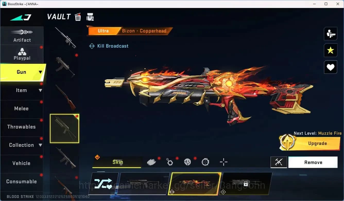 Blood Strike Accounts ASIA | Collab AK47-Sacred Axe Rhitta | Legendary M image 14