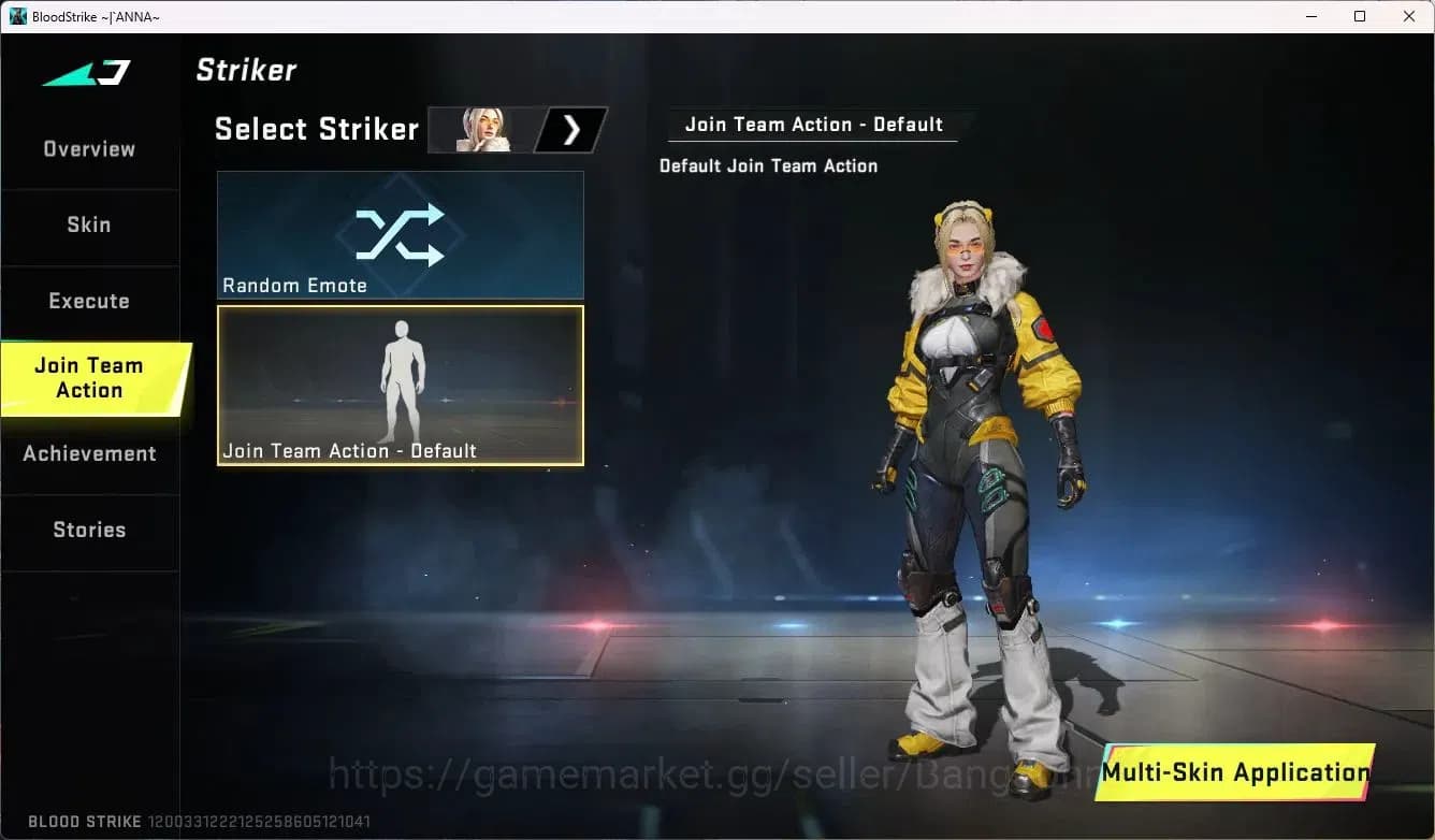 Blood Strike Accounts ASIA | Collab AK47-Sacred Axe Rhitta | Legendary M image 6