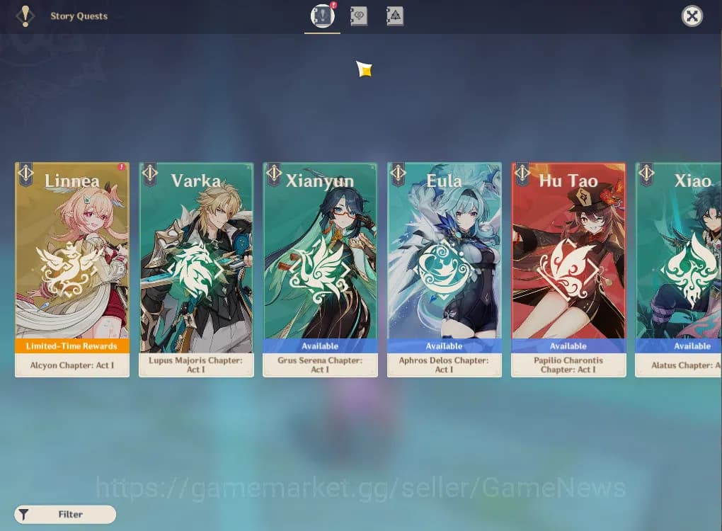 Genshin Impact Accounts ASIA|AR43|2Limited+19(*4Character)|Flins,Raiden,Ke image 12