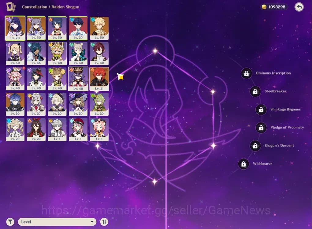 Genshin Impact Accounts ASIA|AR43|2Limited+19(*4Character)|Flins,Raiden,Ke image 4