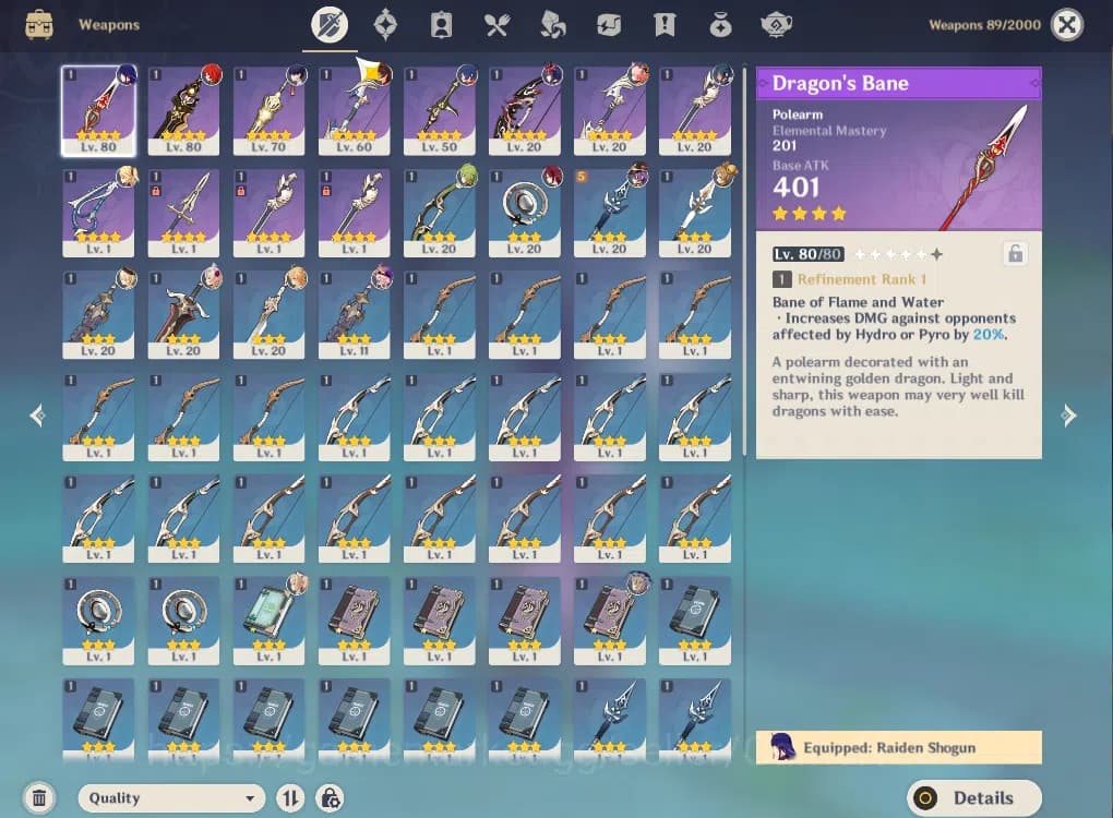 Genshin Impact Accounts ASIA|AR43|2Limited+19(*4Character)|Flins,Raiden,Ke image 5