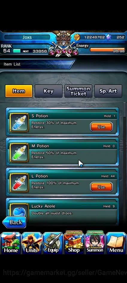 Grand Summoners Accounts Global|Rank 54|252 CC|3 Ascend+2 TW| DL Rimuru+TW, image 10