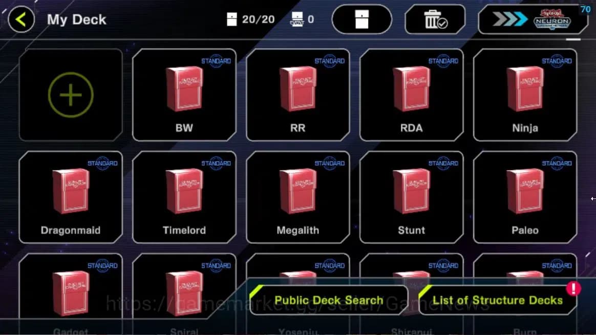 Yu-Gi-Oh! Master Duel Accounts Android|Lv 18|20 Deck|VSK9,DracotailMaid,ElfNote,Y image 6