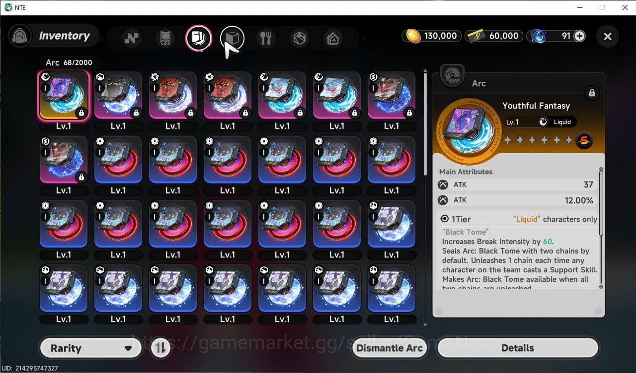 Neverness to Everness Accounts GLOBAL EU |HL 3| 2 SSR Limited Nanally, Hathor|4 S image 6