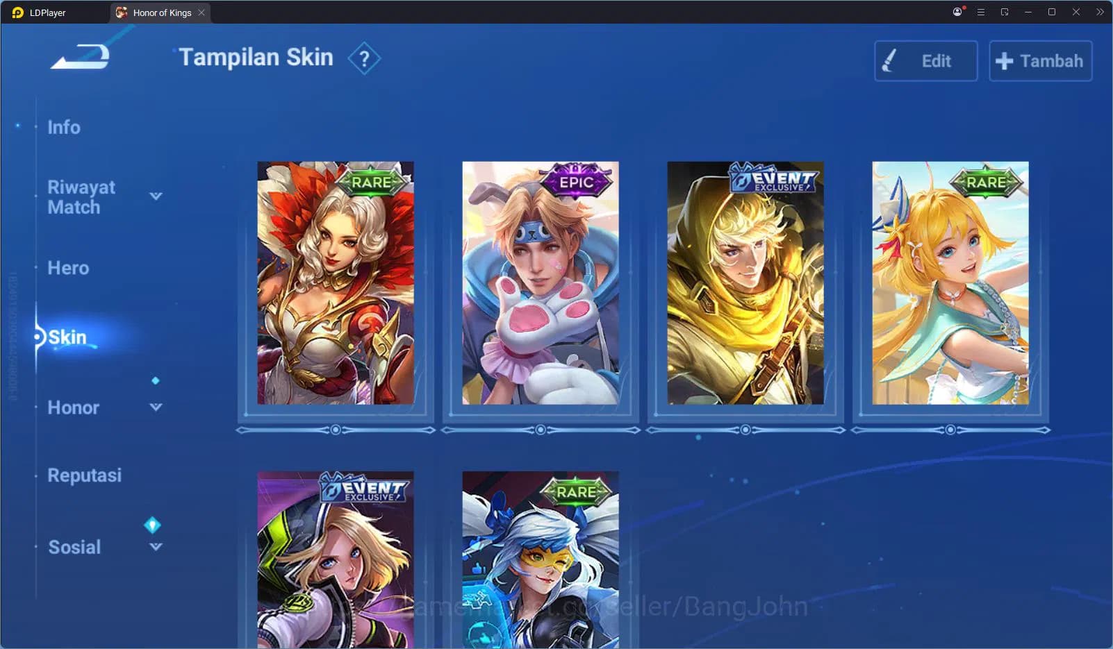 Honor of Kings Accounts Global 85 Hero 56 Skin | Farm Lane T12 | SXD Hou Y image 15