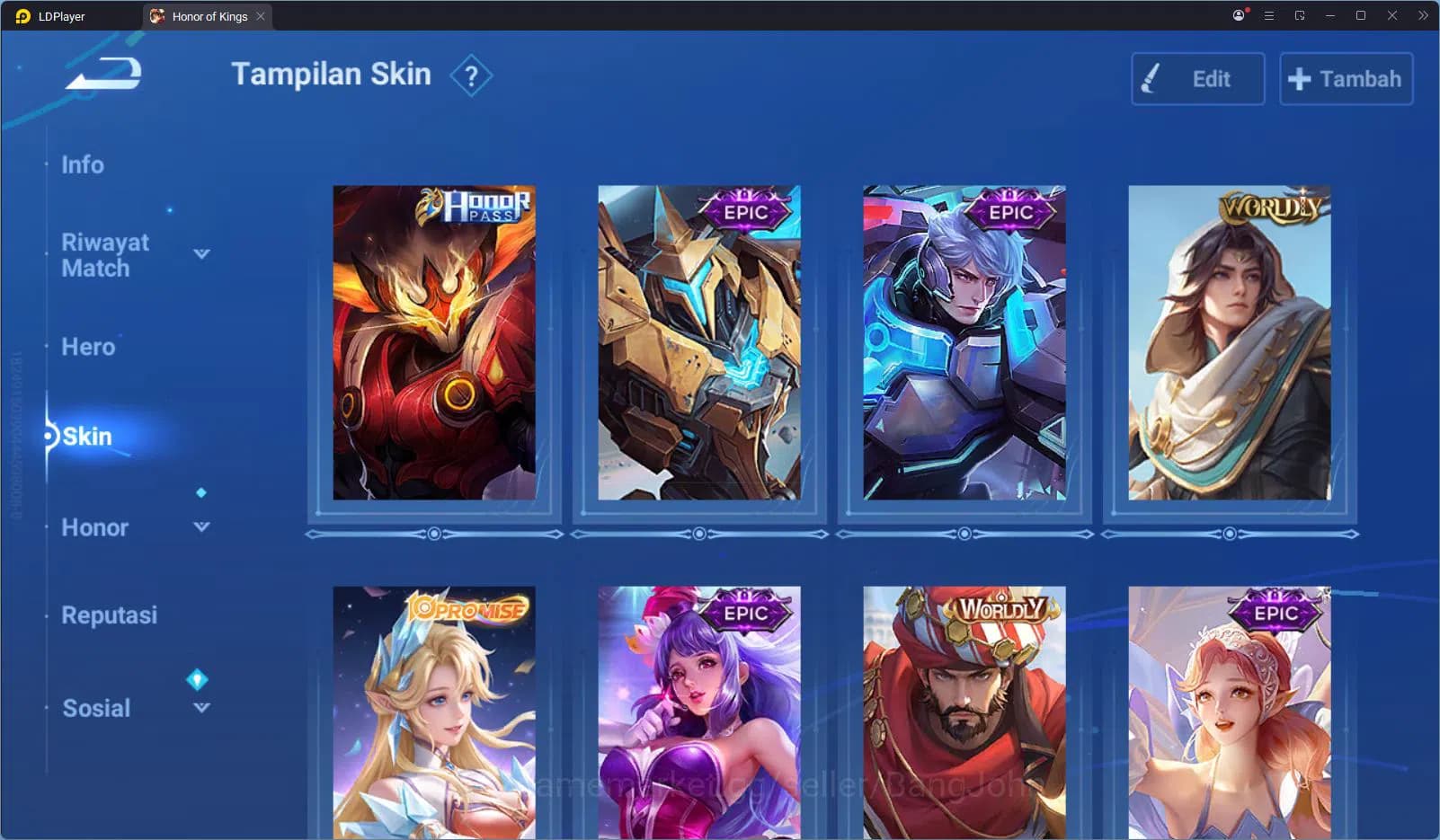 Honor of Kings Accounts Global 85 Hero 56 Skin | Farm Lane T12 | SXD Hou Y image 17