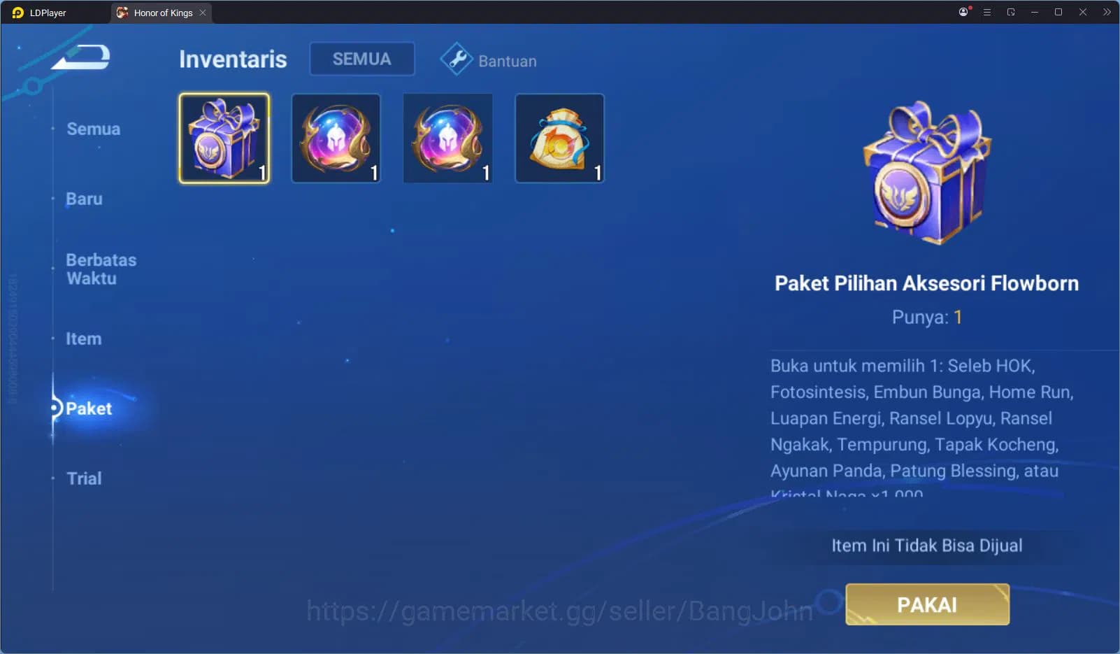 Honor of Kings Accounts Global 85 Hero 56 Skin | Farm Lane T12 | SXD Hou Y image 3