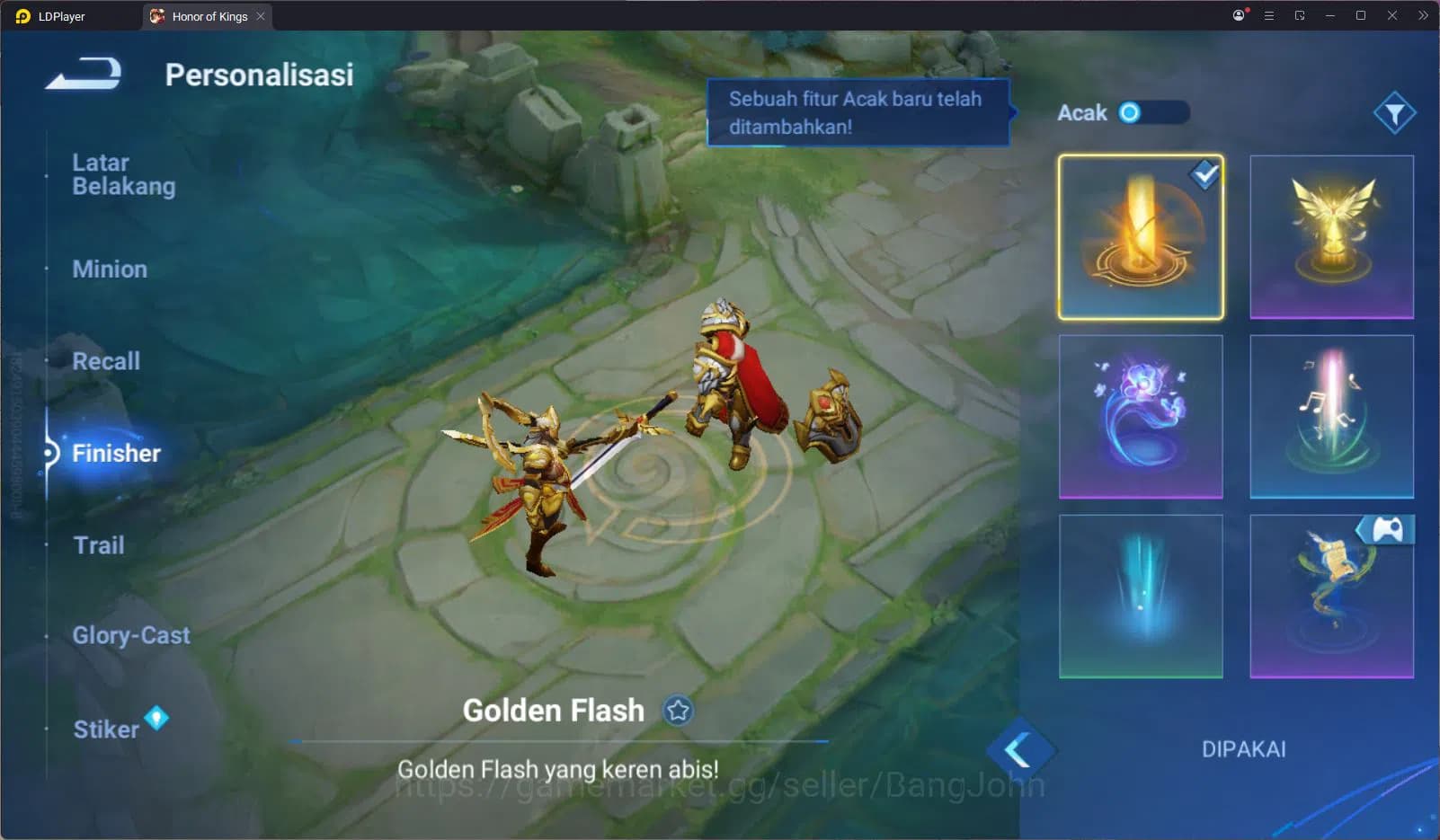 Honor of Kings Accounts Global 85 Hero 56 Skin | Farm Lane T12 | SXD Hou Y image 8