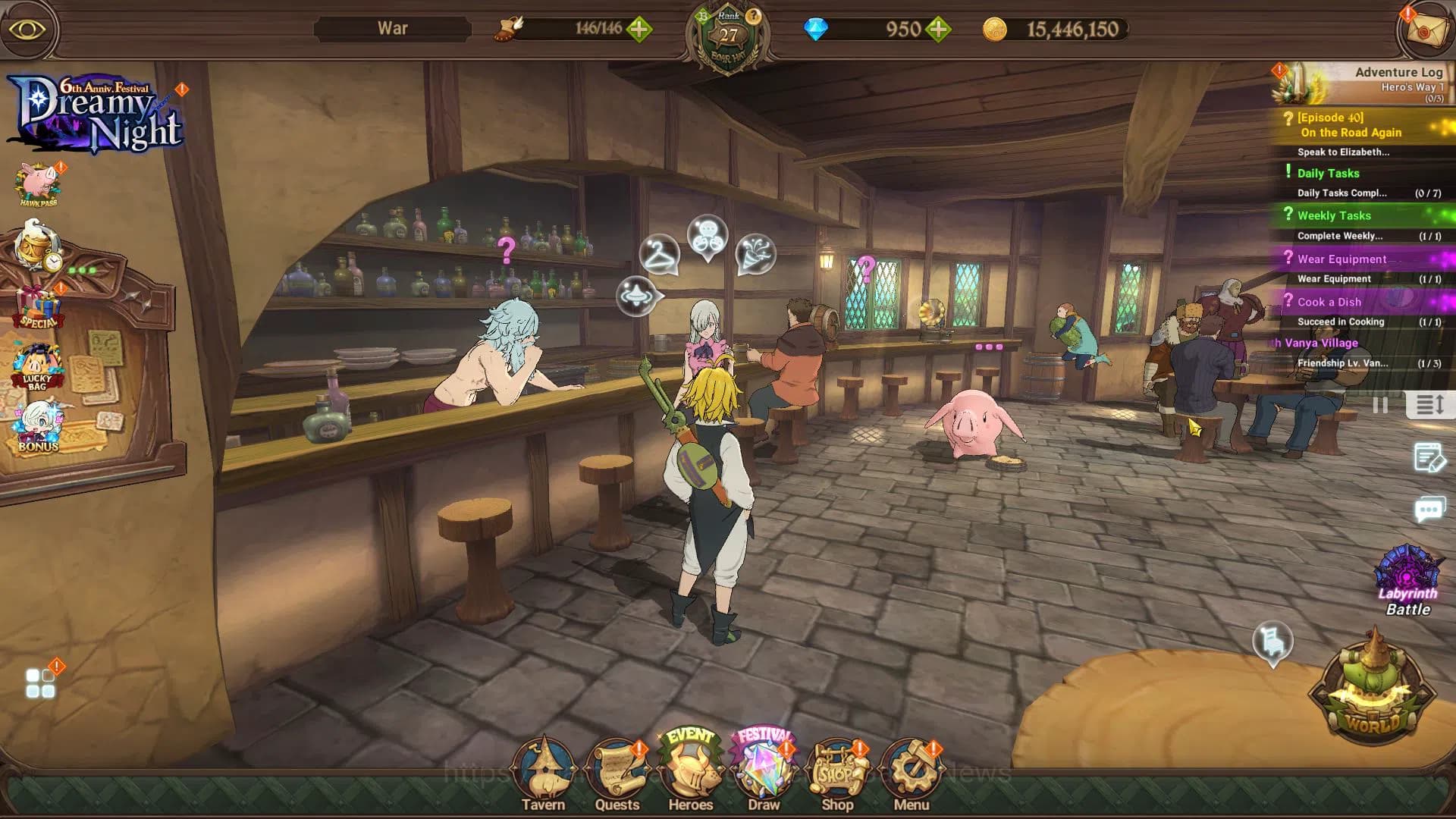 The Seven Deadly Sins: Grand Cross Accounts Global |1,1M CC|Starter CH 4|950 Dm| 2 UR+Collab F image 1
