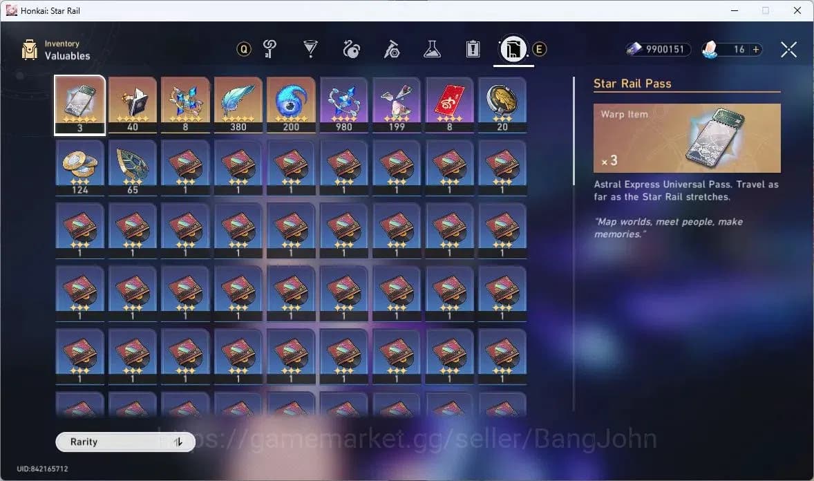 Honkai Star Rail Accounts ASIA | TL 67, Silver Wolf LV.999, Ruan Mei, Dan He image 13