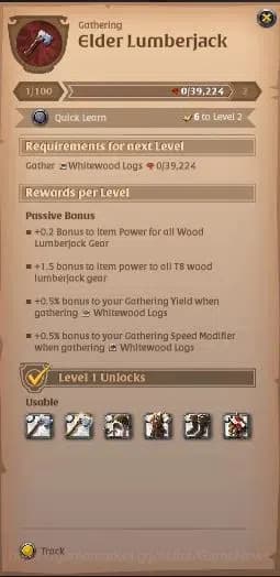Albion Online Accounts ASIA | 2,76M Total Fame - 5M Silver | T8 Lumberjac image 4