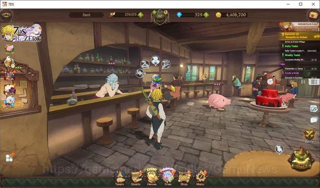 The Seven Deadly Sins: Grand Cross Accounts Global |1M CC|Chapter 4+329 Dm|2 LR+3 UR+Collab Re image 1